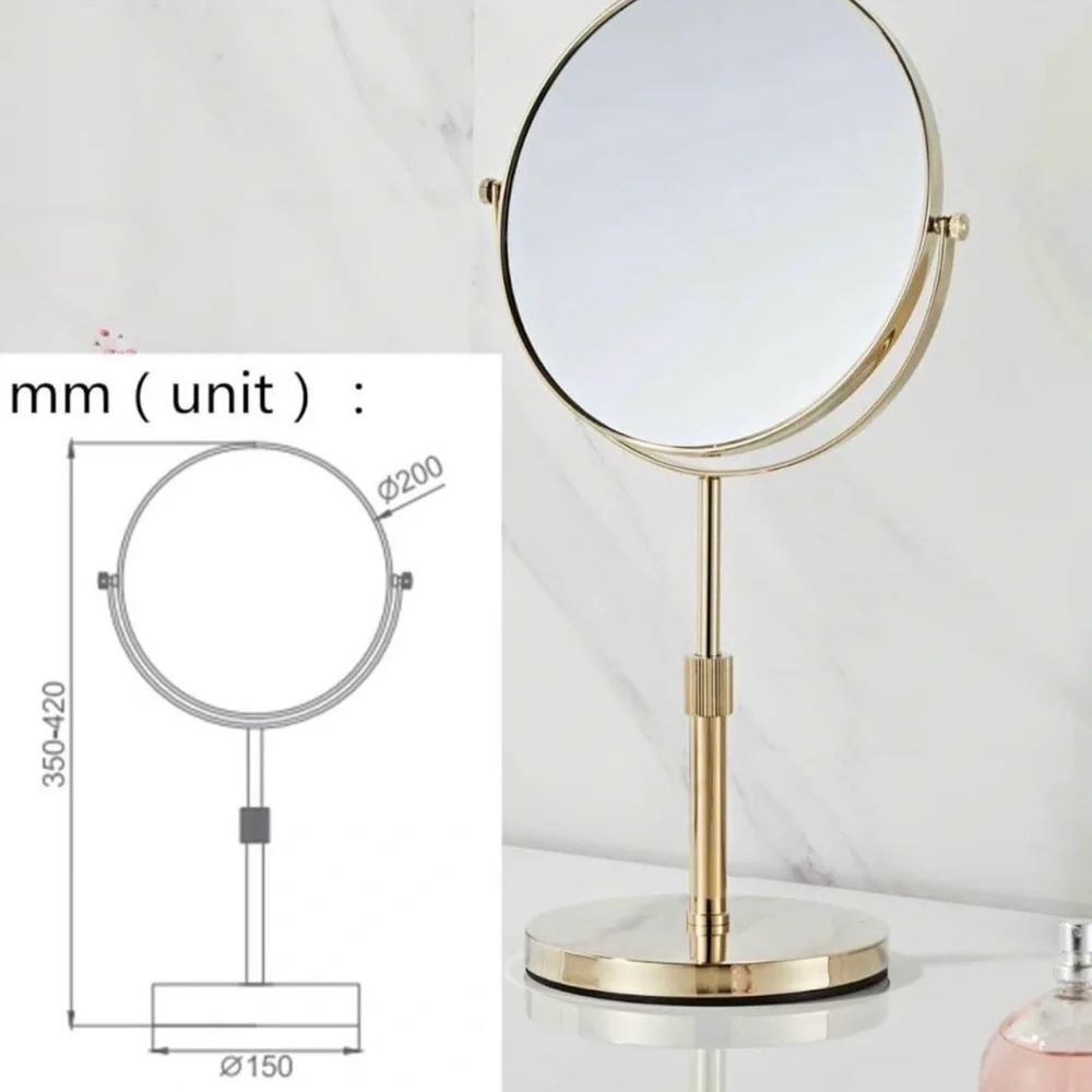 Gold mirror with adjustable height (price is negotiable)
